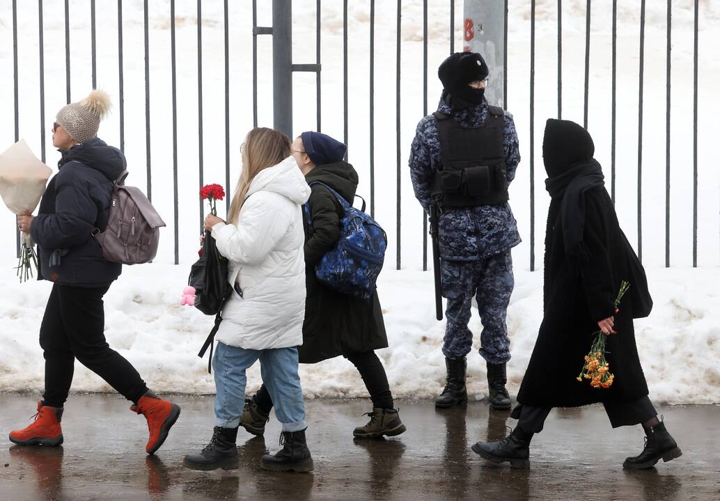 Kremliaus kritiko A. Navalno laidotuvės