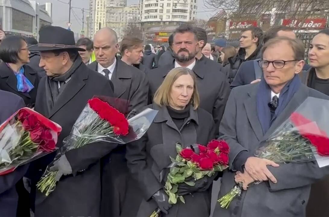 Kremliaus kritiko A. Navalno laidotuvės