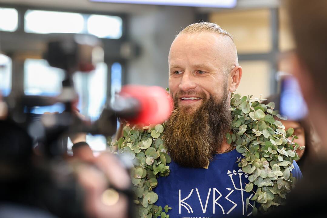 Palangos oro uoste sutiktas Aurimas Mockus