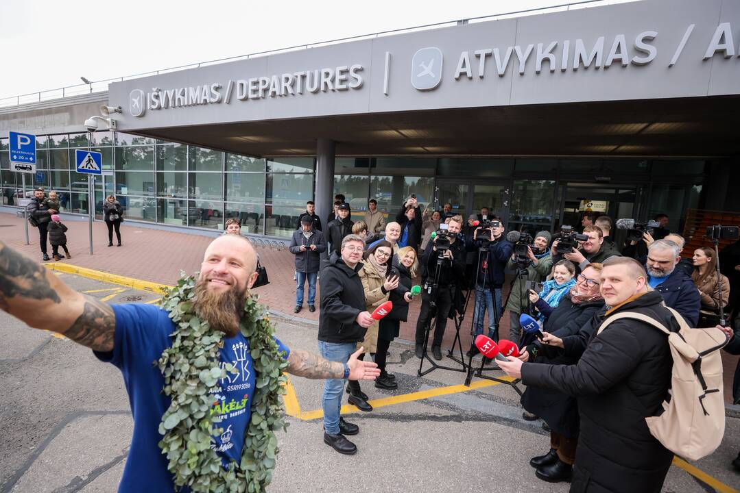 Palangos oro uoste sutiktas Aurimas Mockus