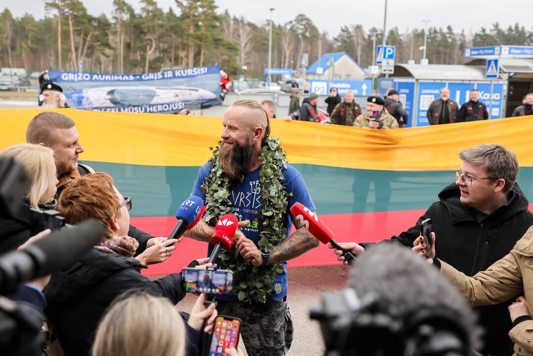 Palangos oro uoste sutiktas Aurimas Mockus