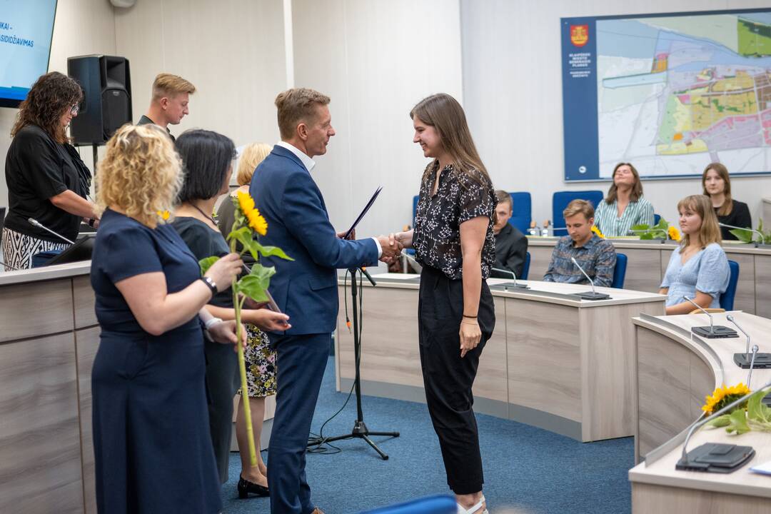 Klaipėdos šimtukininkams – piniginės premijos
