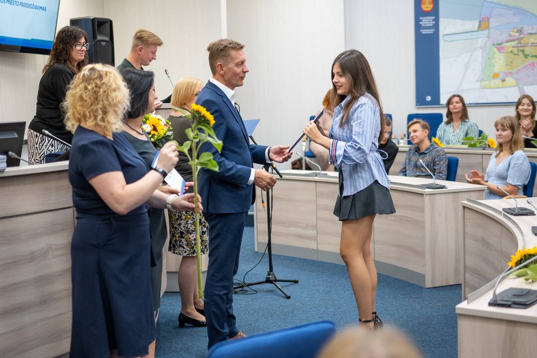 Klaipėdos šimtukininkams – piniginės premijos