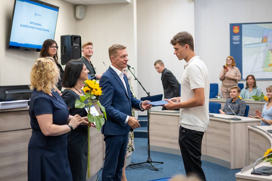 Klaipėdos šimtukininkams – piniginės premijos
