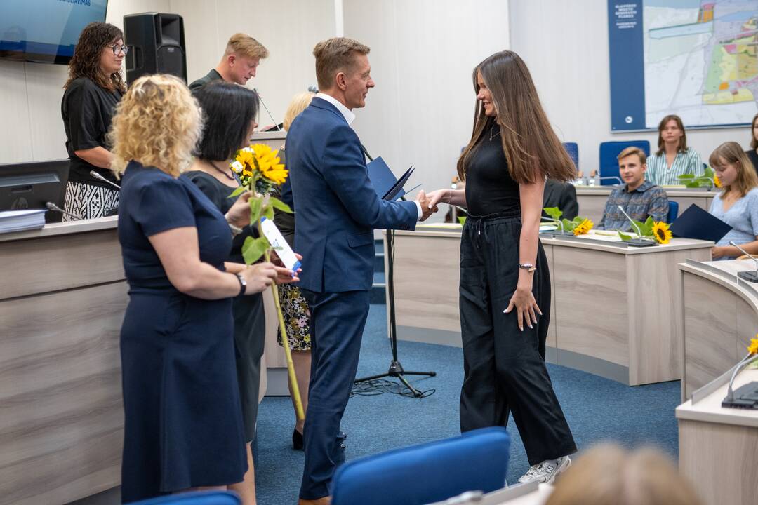 Klaipėdos šimtukininkams – piniginės premijos