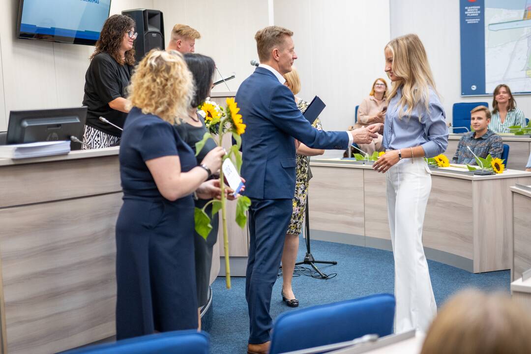 Klaipėdos šimtukininkams – piniginės premijos