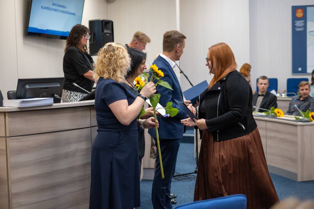 Klaipėdos šimtukininkams – piniginės premijos