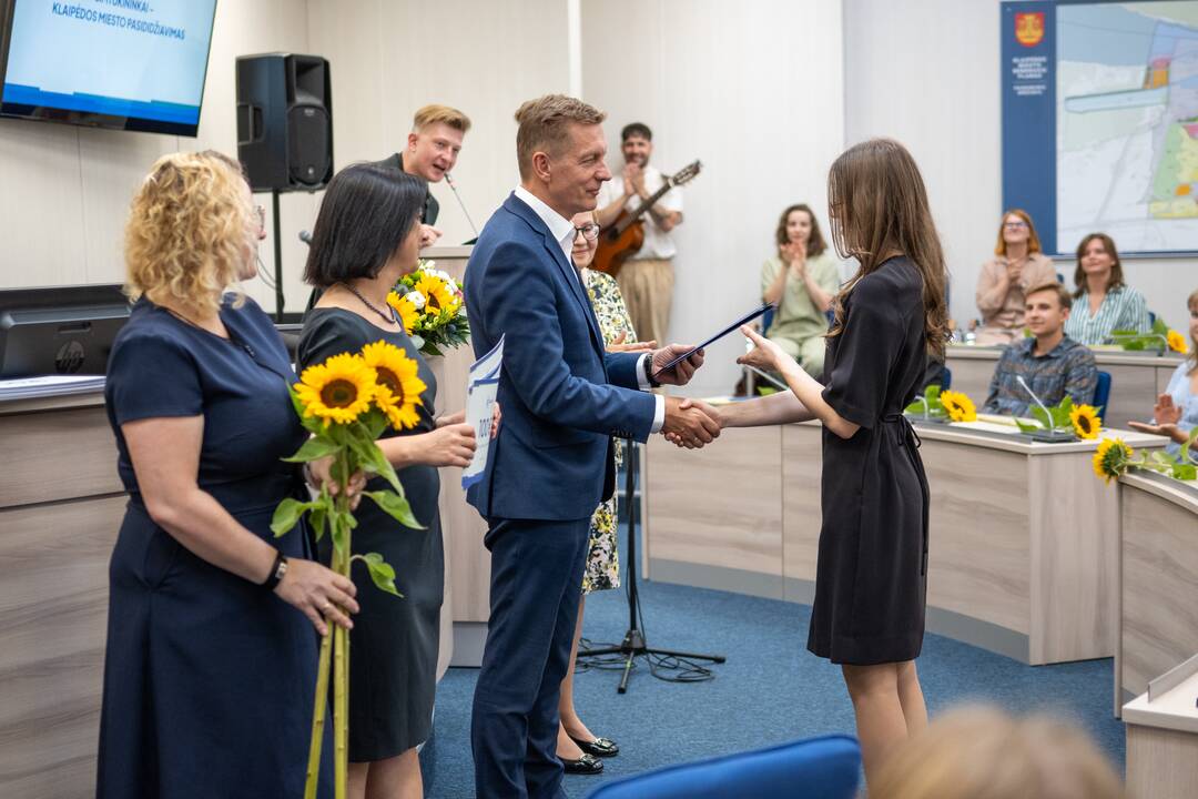 Klaipėdos šimtukininkams – piniginės premijos
