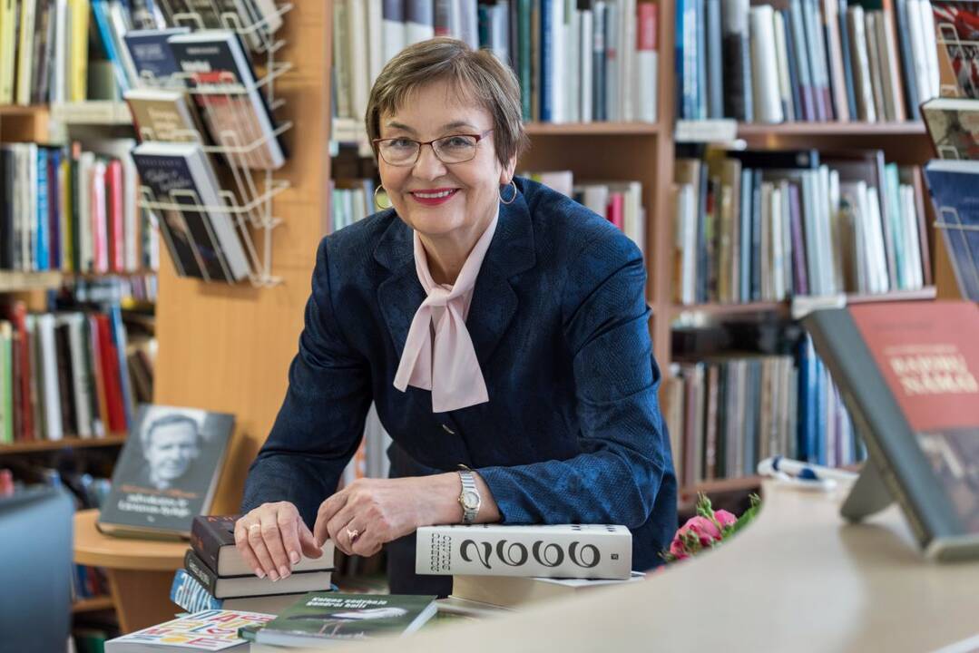 I. Kanto viešosios bibliotekos direktorė Bronislava Lauciuvienė.