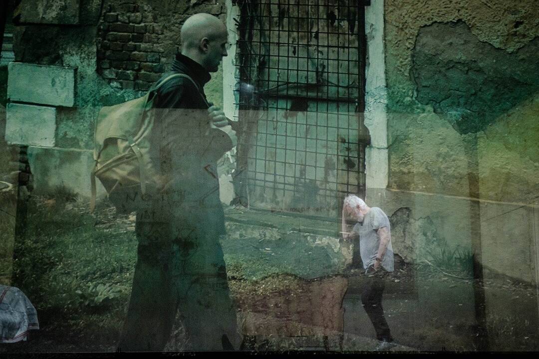 Scena iš spektaklio „Austerlicas“ (rež. K.Lupa).