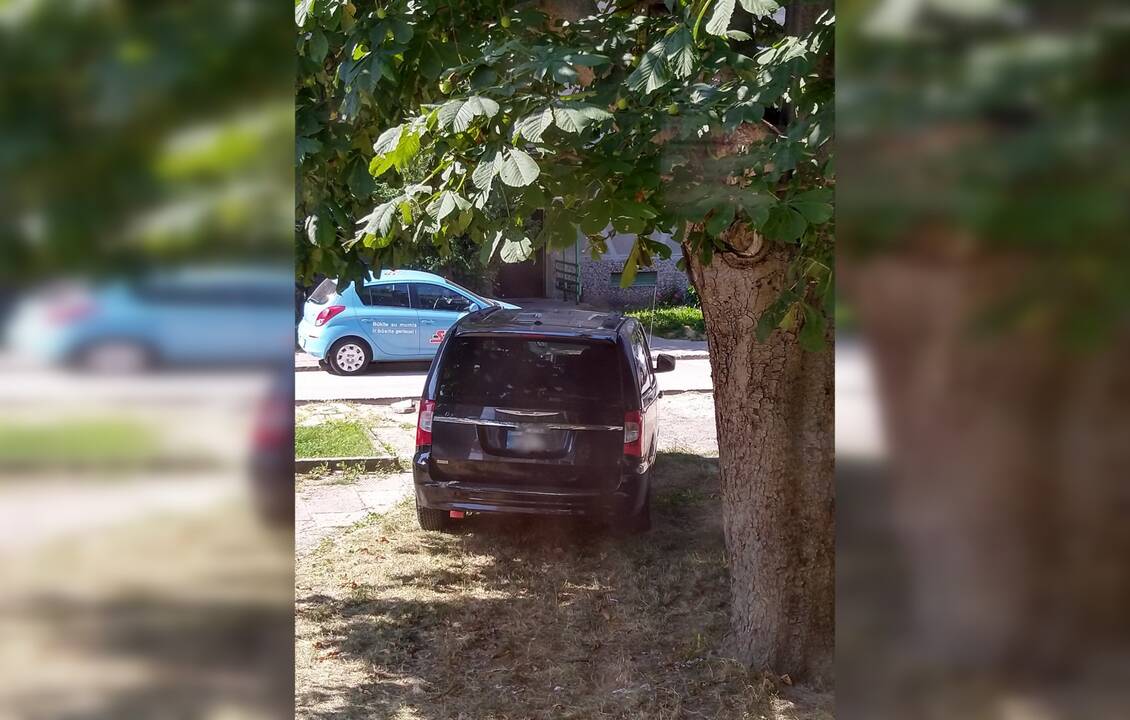 Elgesys: Šiaulių g. 5 namo gyventojus piktina, jų teigimu, akiplėšiškai besielgiantis ir automobilį, nepaisant stovėjimo tvarkos, paliekantis kaimynas.