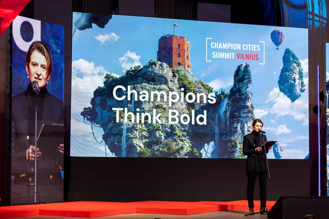 Vilniuje tarptautinė konferencija „Champion Cities Summit 2023: Champions Think Bold“