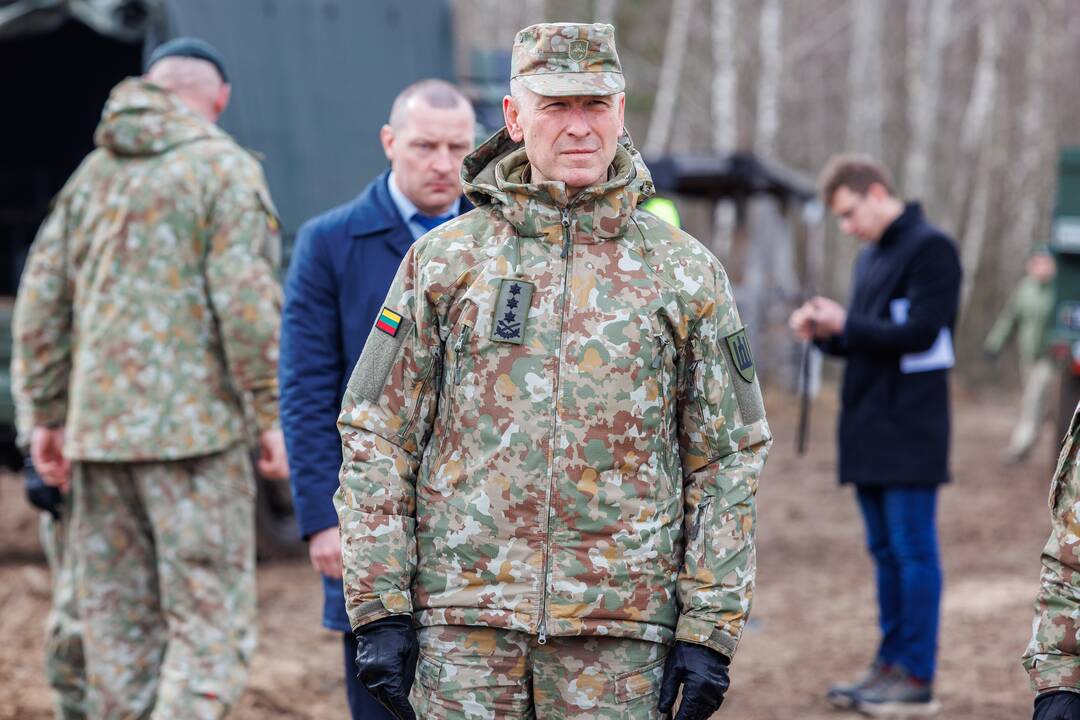 Islandijos ir Lietuvos kariuomenės vadų vizitas Rukloje 