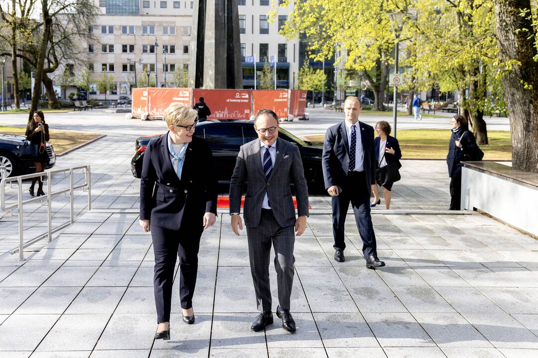I. Šimonytė ir X. Espot Zamoros susitikimas.