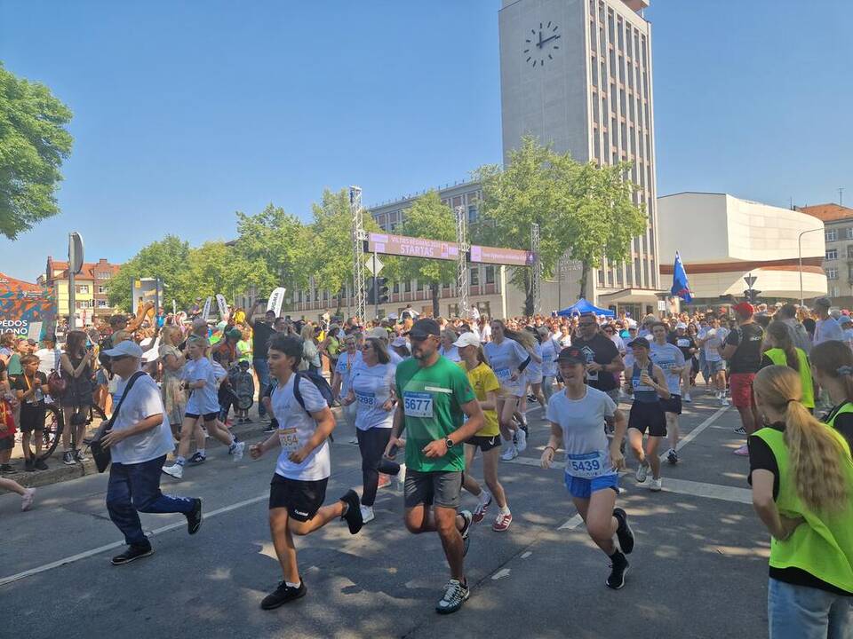 Vilties bėgimas Klaipėdoje.