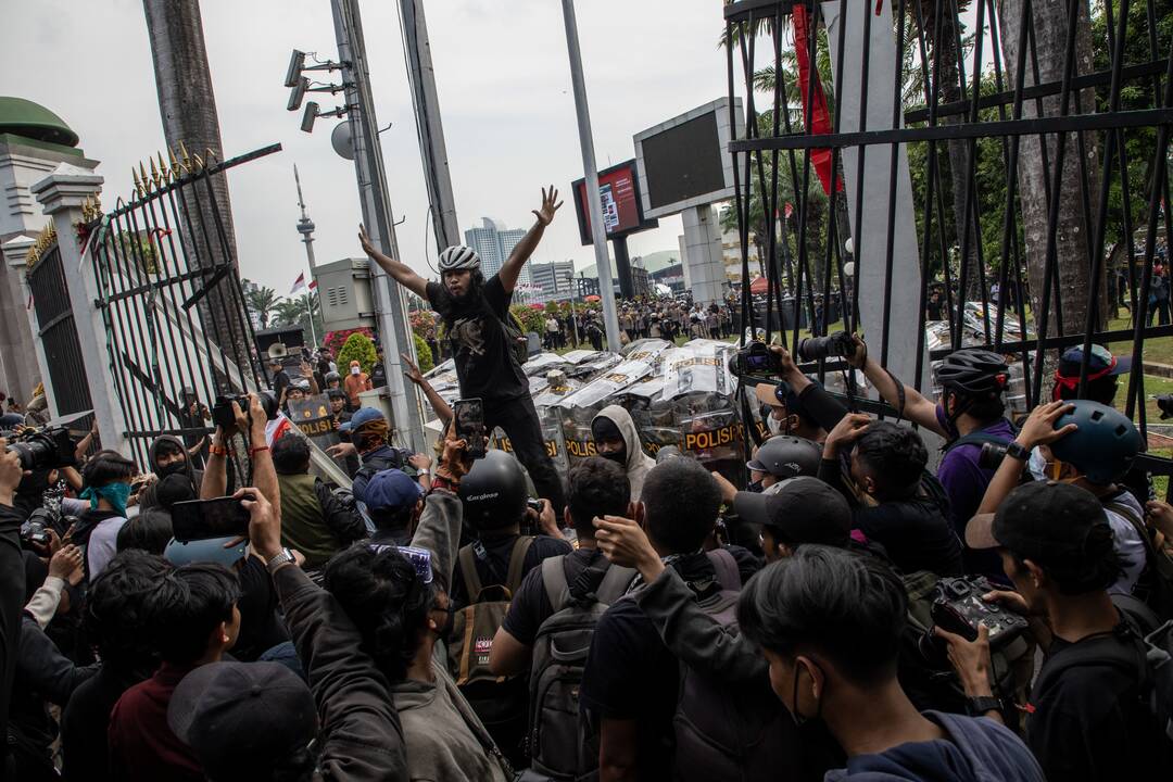 Protestai Indonezijoje.