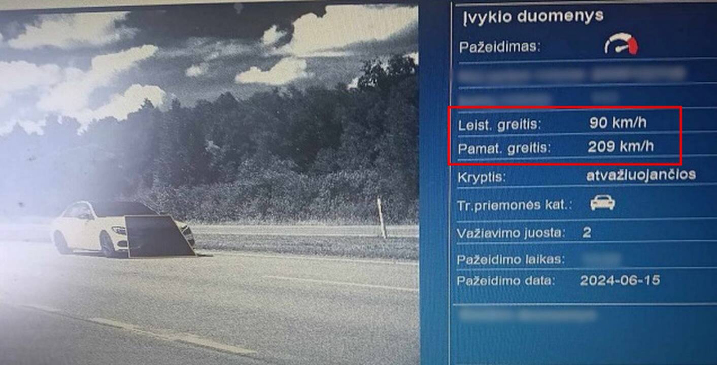 Greitį viršijantys vairuotojai.