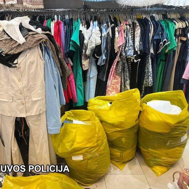 Suklastotos prekės.