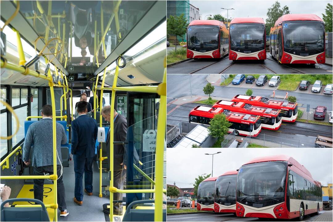 Nauji Vilniaus autobusai.