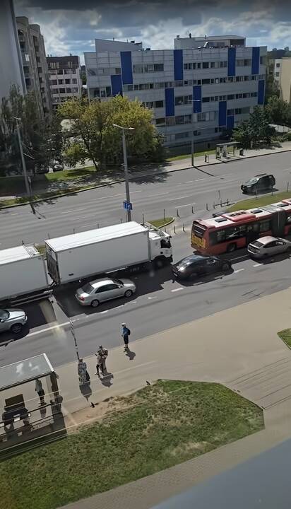 Avarija Vilniuje.