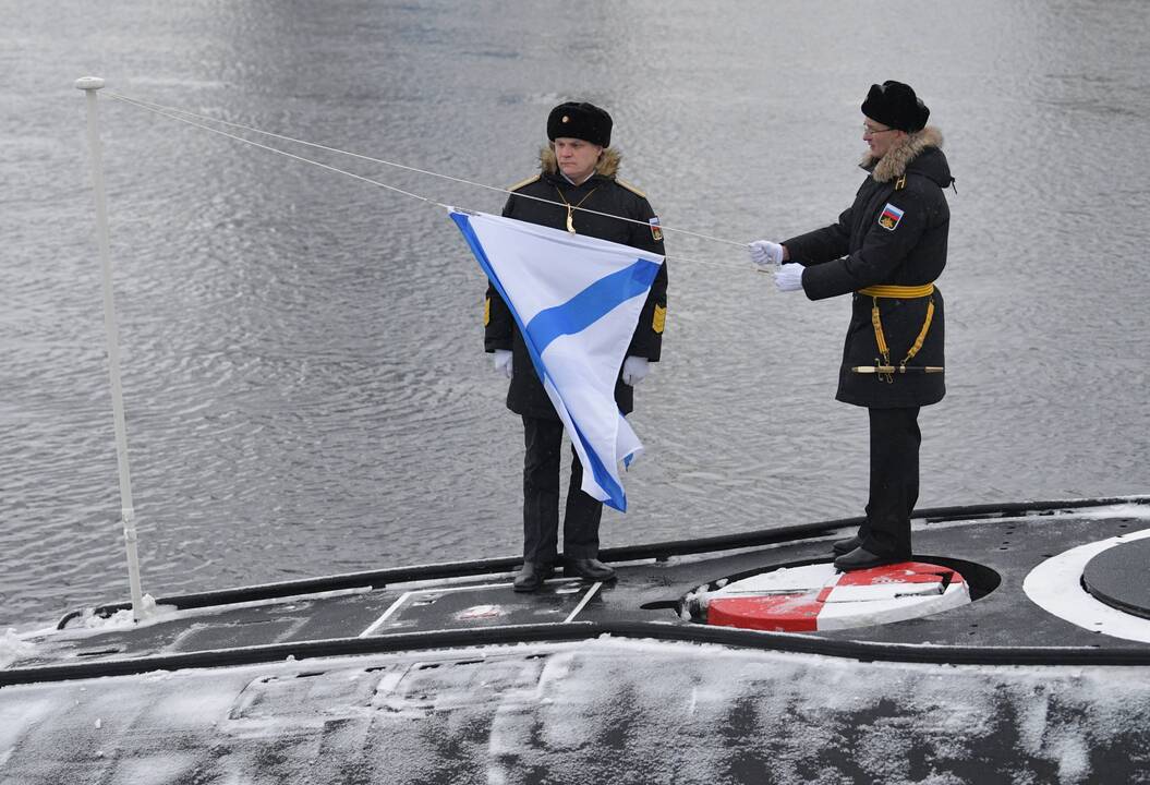Rusijos povandeninis laivas.