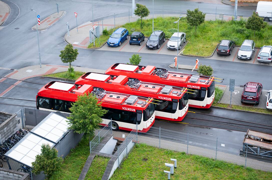 Nauji Vilniaus autobusai.