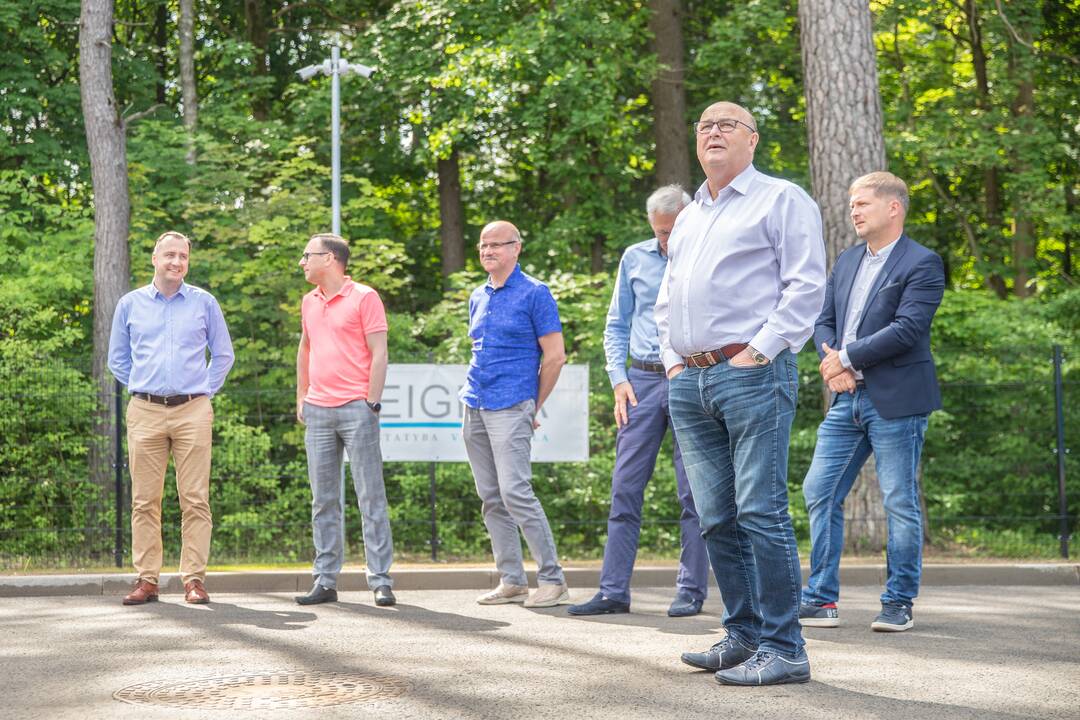 Vičiūnų vandens gerinimo įrenginių atidarymas