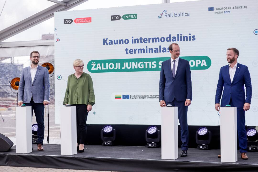 Kauno intermodalinio terminalo atidarymas