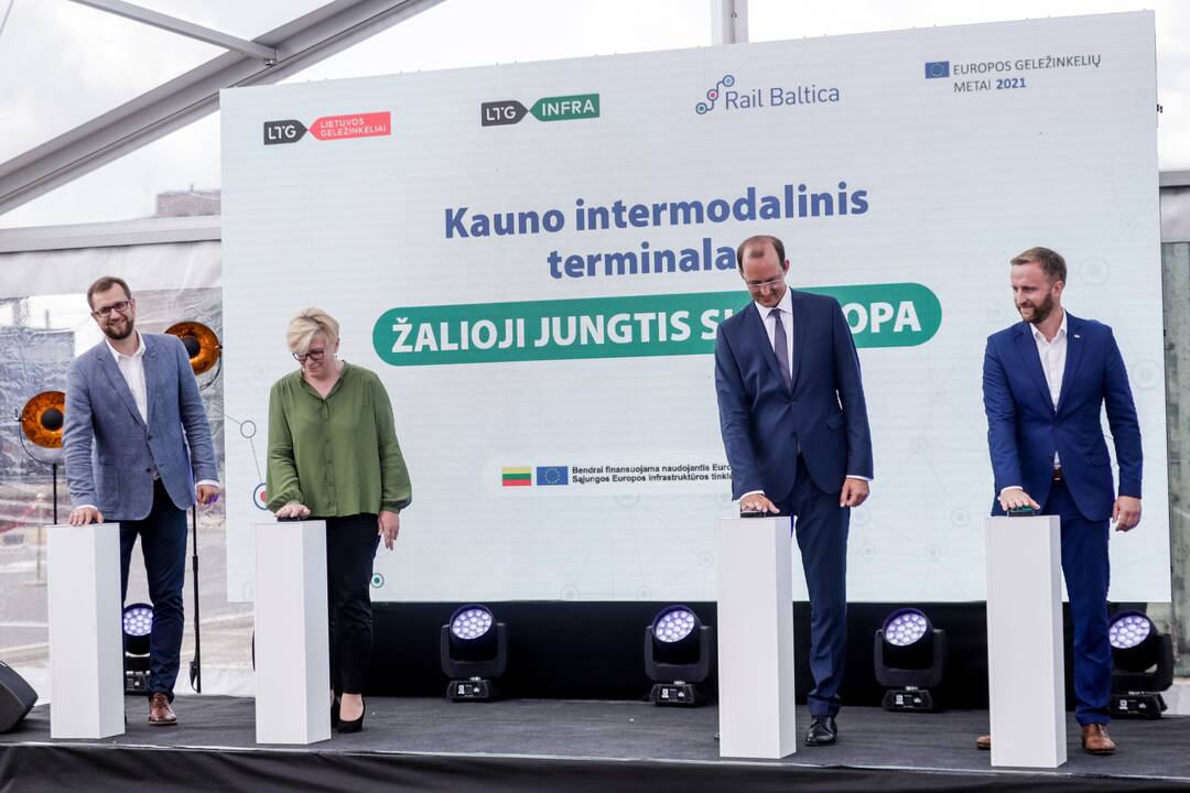 Kauno intermodalinio terminalo atidarymas