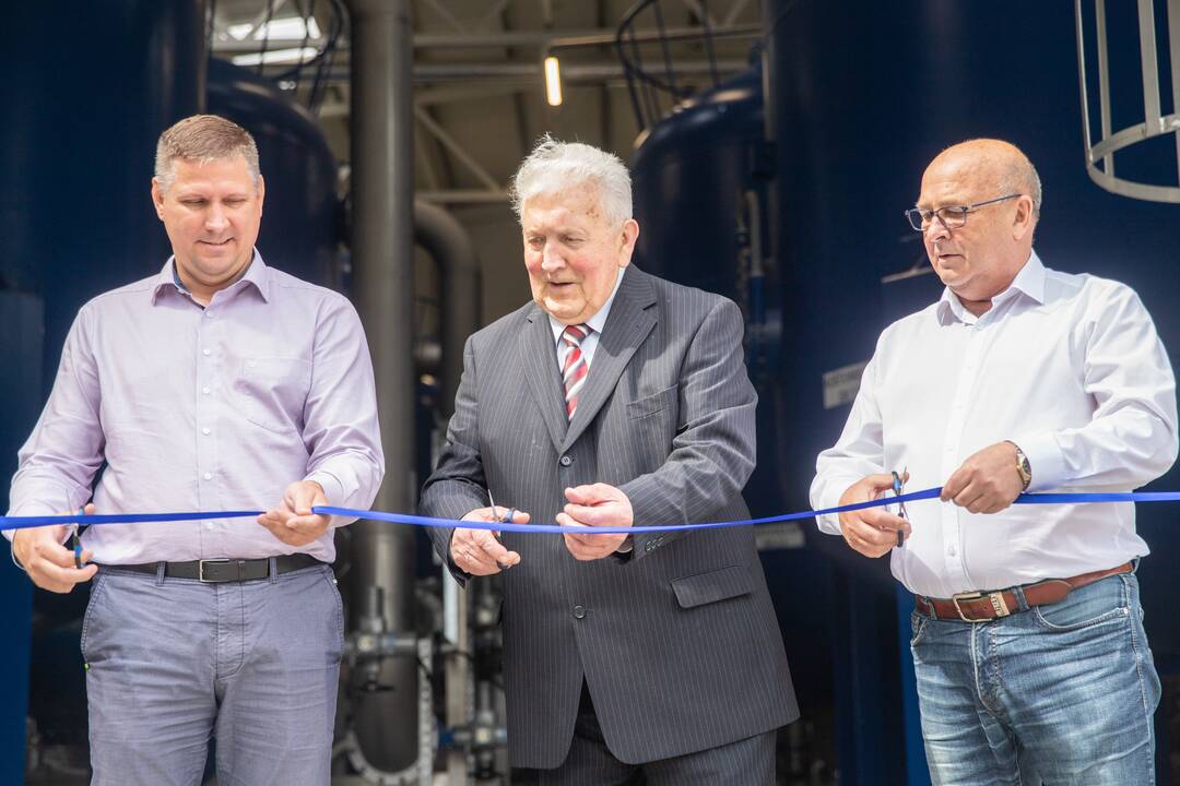 Vičiūnų vandens gerinimo įrenginių atidarymas