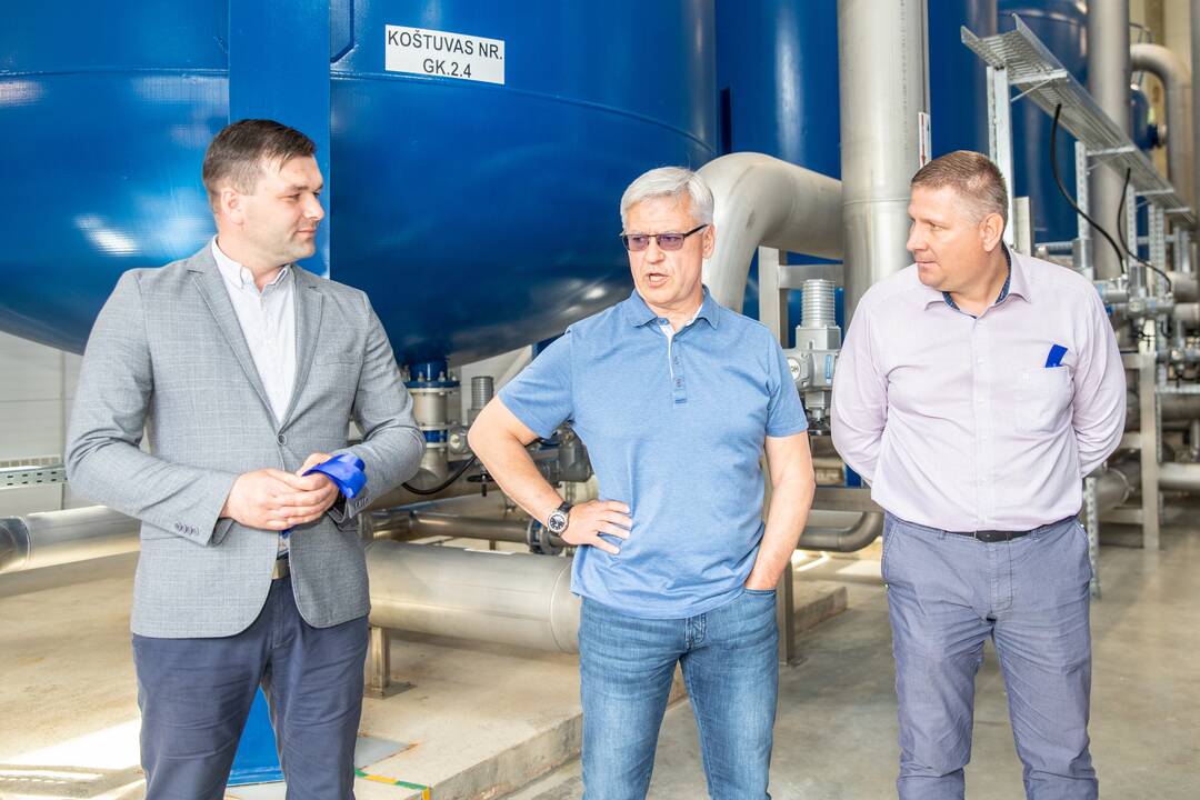 Vičiūnų vandens gerinimo įrenginių atidarymas
