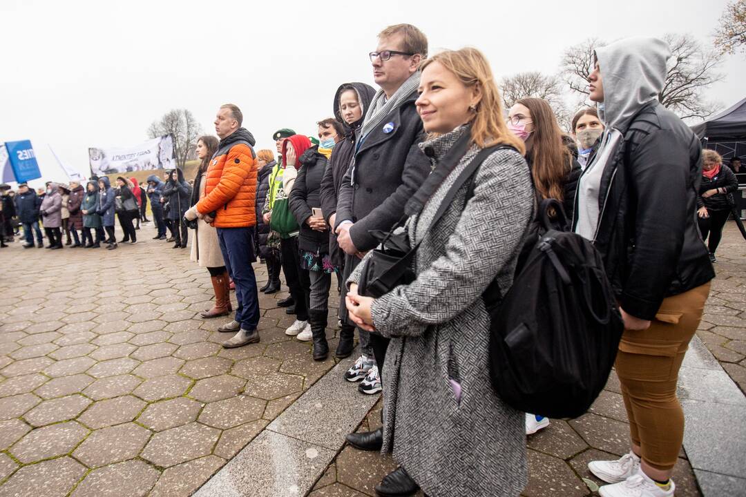  Renginys žydų genocidui atminti IX forte