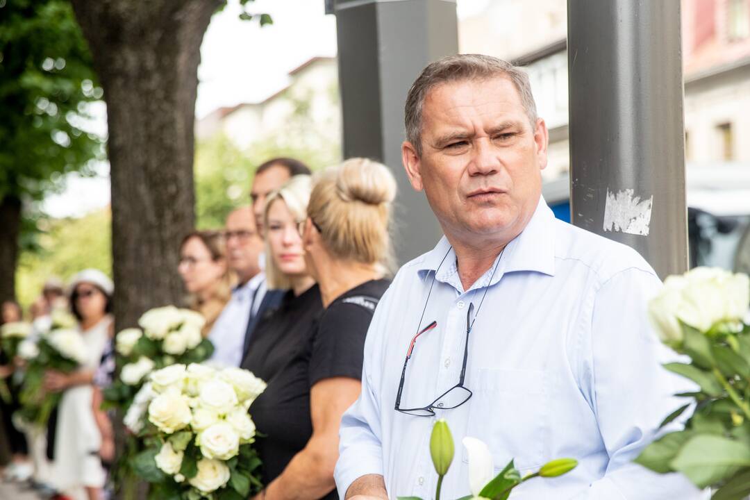 Maestro P. Bingelis išlydimas į paskutinę kelionę