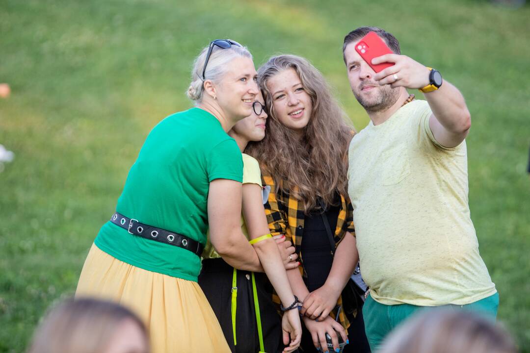 Šventės kulminacija prie Kauno pilies