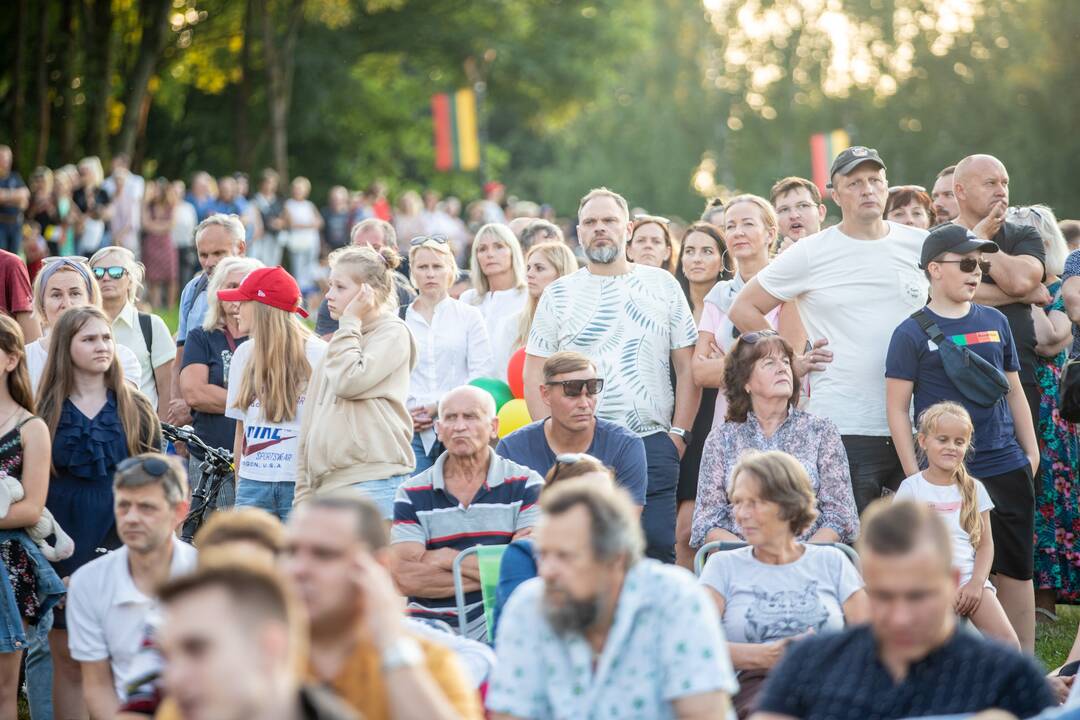 Šventės kulminacija prie Kauno pilies