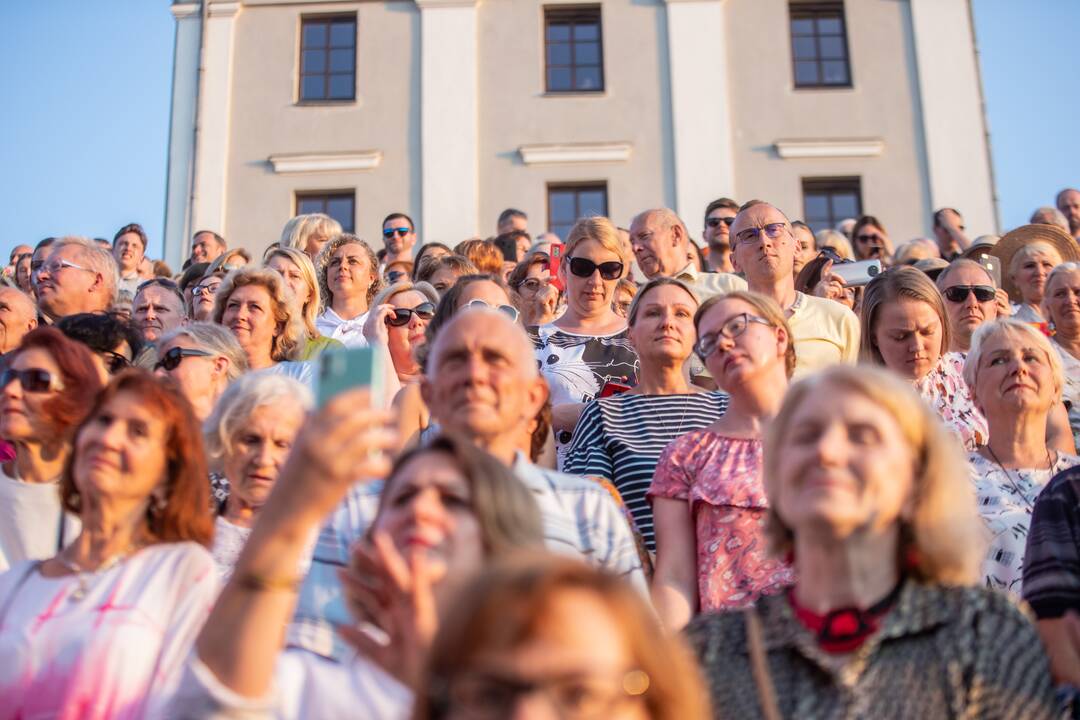 Šventės kulminacija prie Kauno pilies