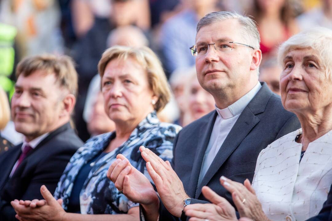 Šventės kulminacija prie Kauno pilies