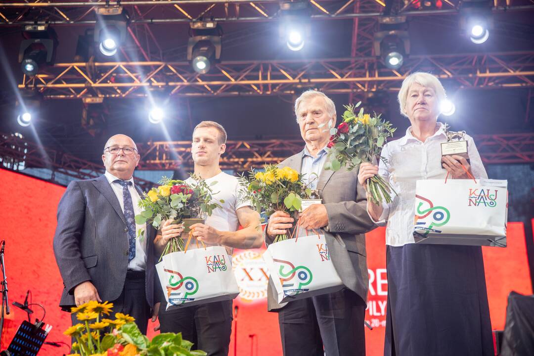 Šventės kulminacija prie Kauno pilies