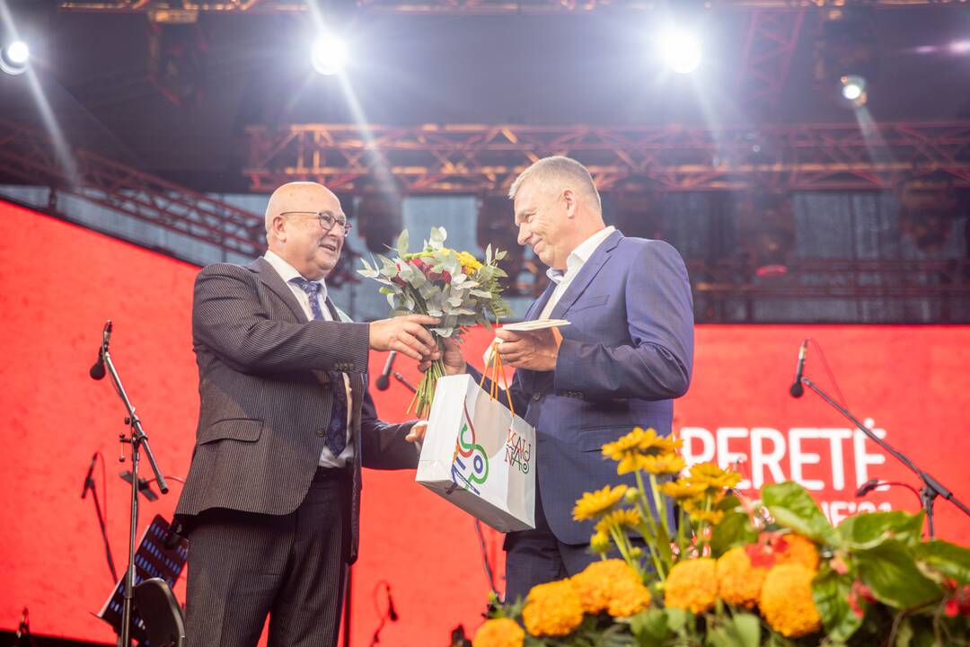 Šventės kulminacija prie Kauno pilies