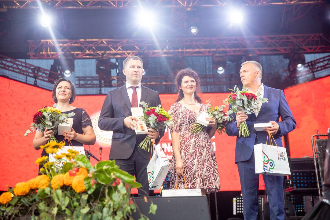 Šventės kulminacija prie Kauno pilies