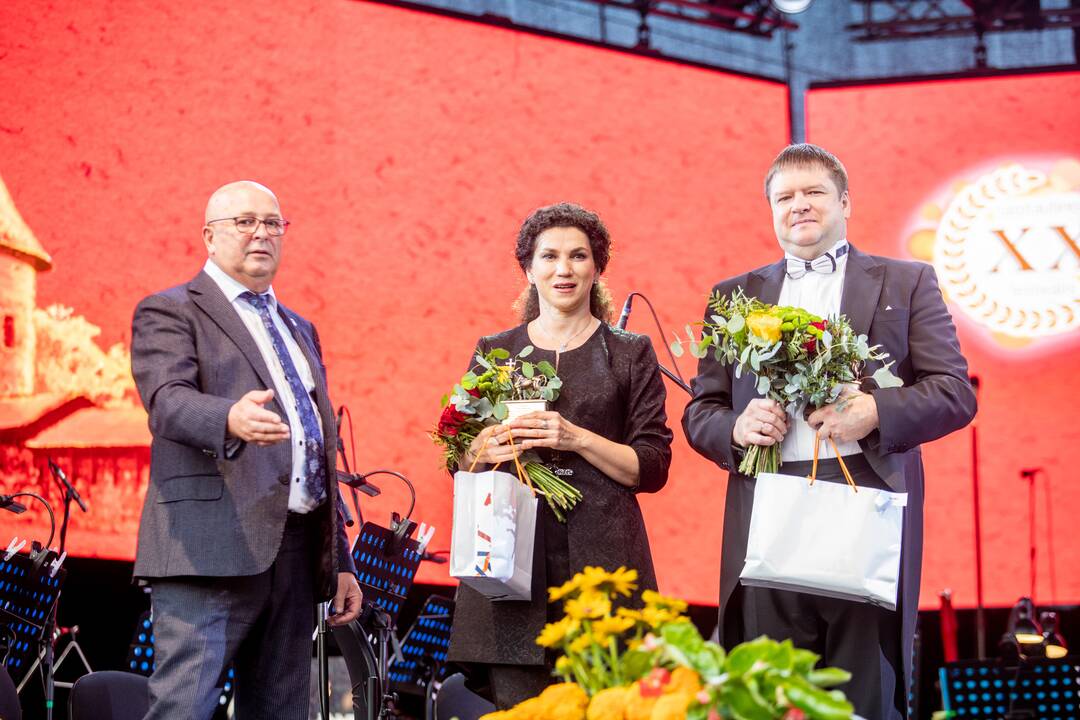 Šventės kulminacija prie Kauno pilies