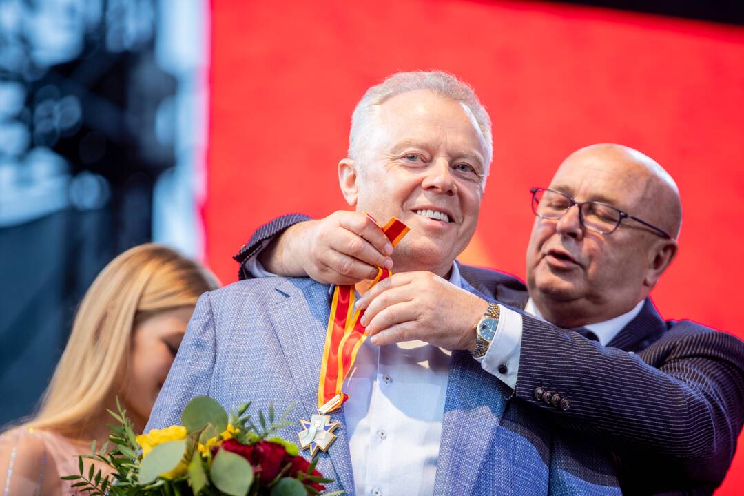 Šventės kulminacija prie Kauno pilies