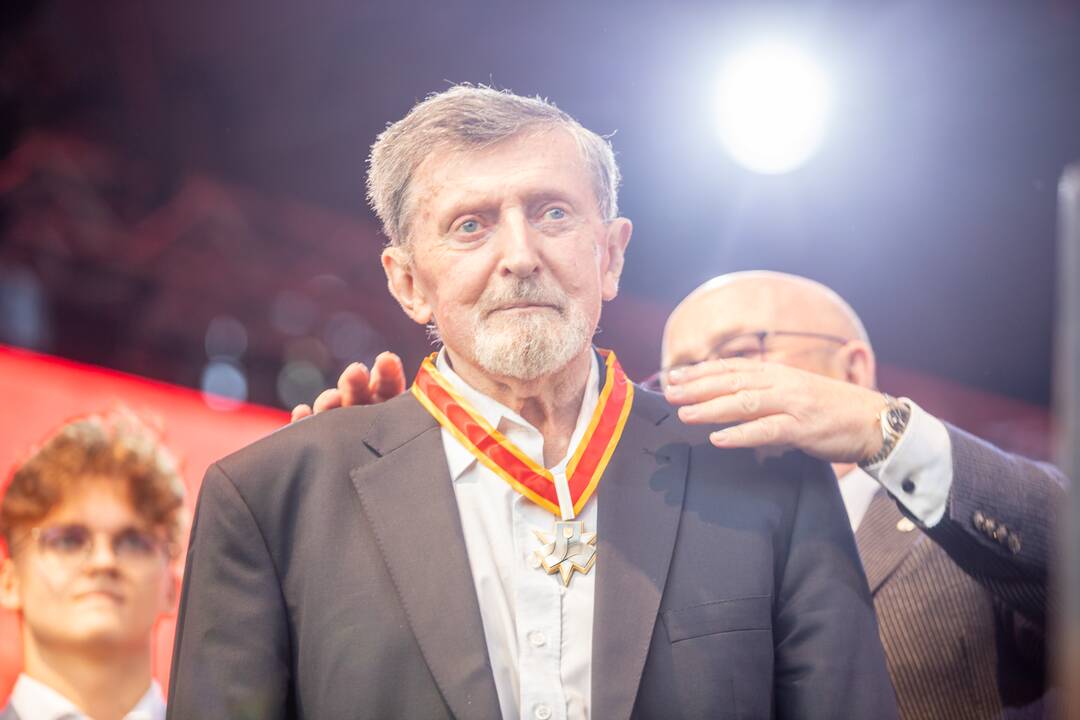 Šventės kulminacija prie Kauno pilies