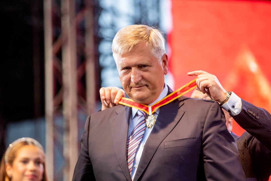 Šventės kulminacija prie Kauno pilies
