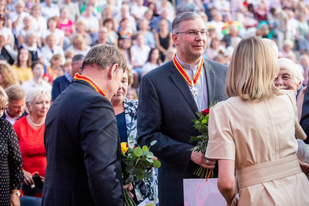 Šventės kulminacija prie Kauno pilies