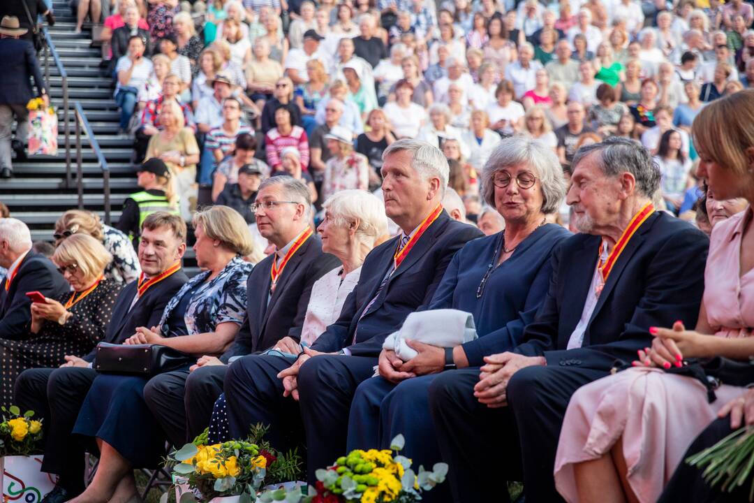 Šventės kulminacija prie Kauno pilies