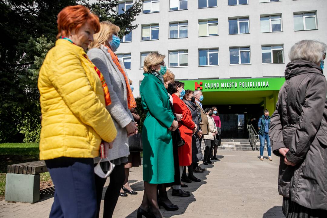 Pagerbtas buvęs Dainavos poliklinikos vadovas G. Andziukevičius