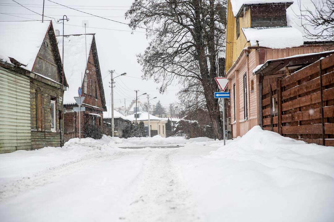 Sudėtingos eismo sąlygos Kauno keliuose