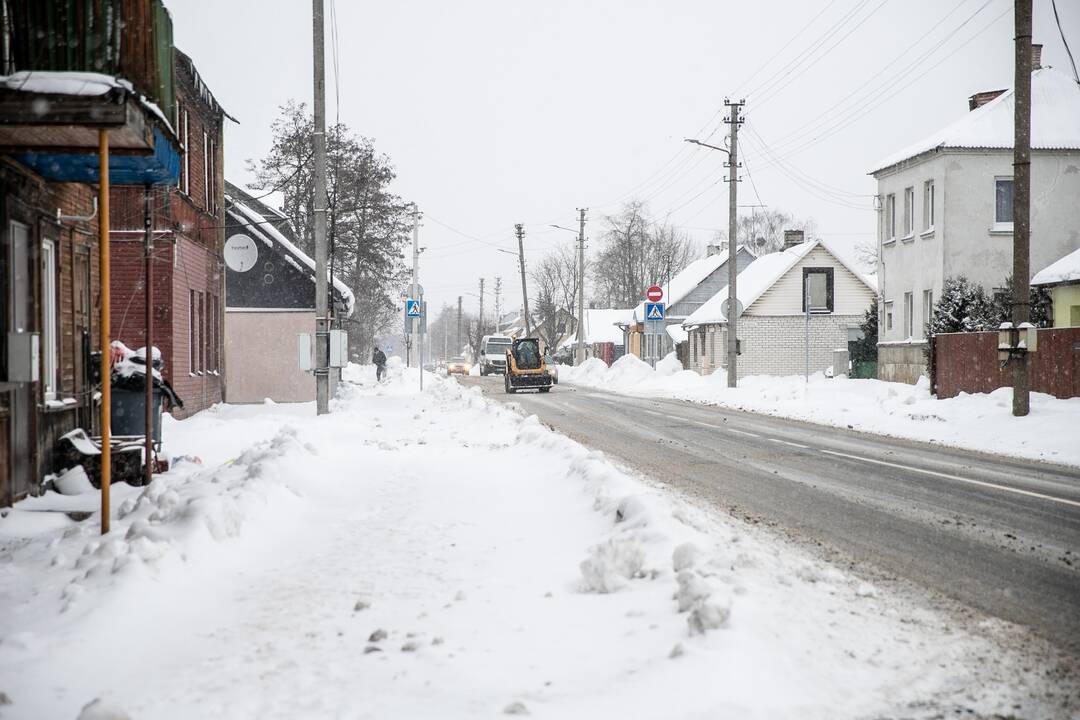 Sudėtingos eismo sąlygos Kauno keliuose