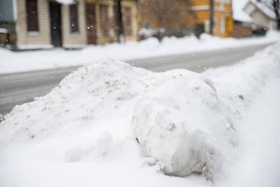 Sudėtingos eismo sąlygos Kauno keliuose
